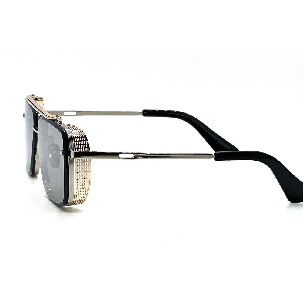 Square Aviator Sunglasses Mirror Lens Designer Men Women Sunglasses Eye Glasses - Picture 5 of 8